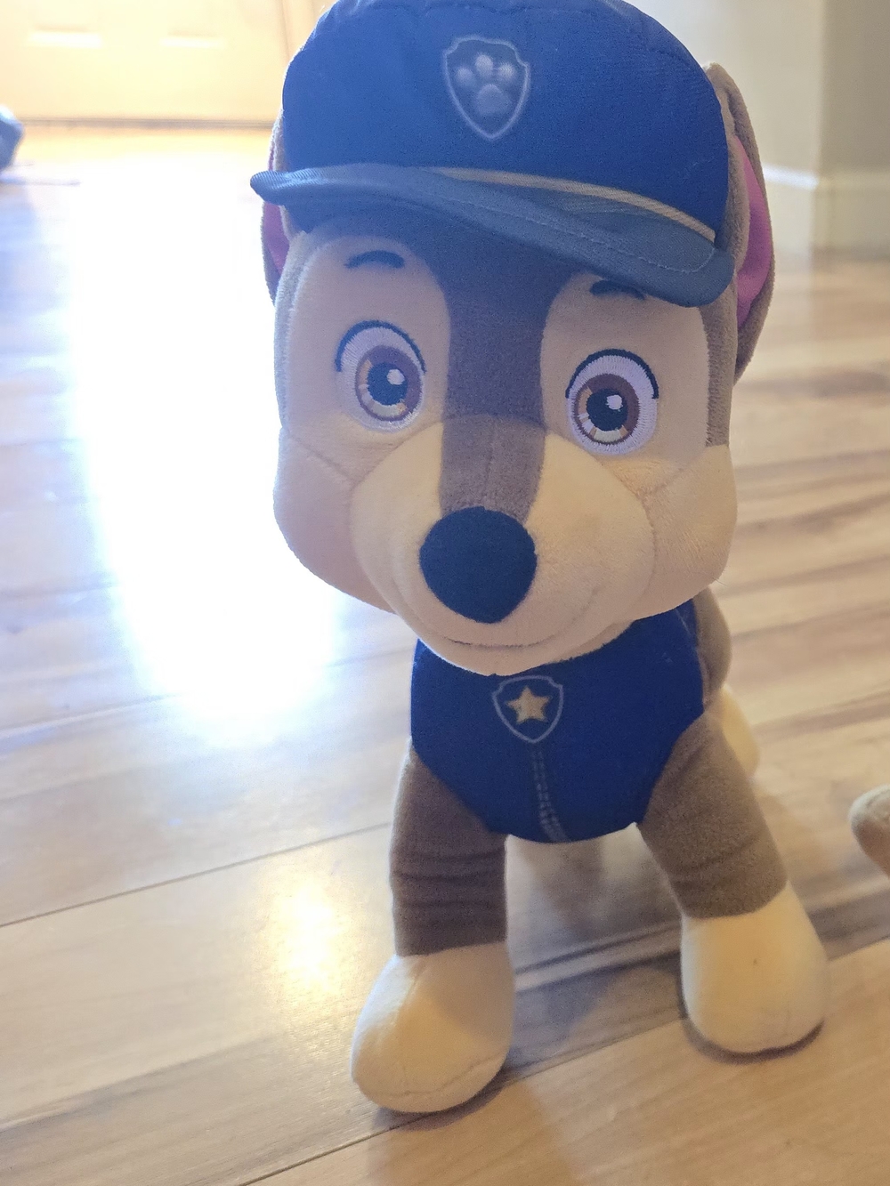 Paw Patrol Chase Plush Toy - Blue and Brown Police Pup